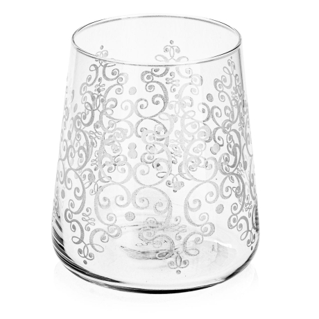 Przejdź do produktu Szklanka do whisky Floral Luxe 380 ml | 1 szt. w pudełku Szklanka.pl