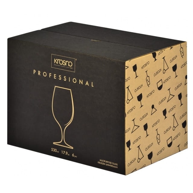 Kieliszki duże do wina wody soku KROSNO Professional 530ml 6szt