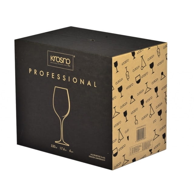 Kieliszki do wody wina KROSNO Professional 520ml 6szt