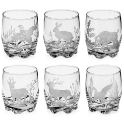 Szklanki do whisky Myśliwskie (8011) 250 ml  | 6 szt. w pudełku szklanka.pl