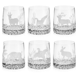 Szklanki do whisky Myśliwskie 300 ml  | 6 szt. w pudełku szklanka.pl