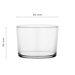 Mała szklana salaterka na owoce miseczka do sosów dipów 150ml 8cm 12szt