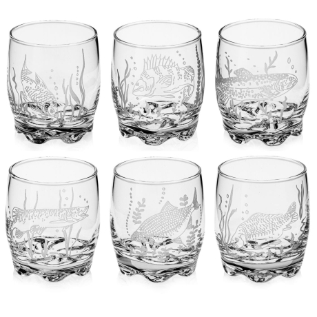 Przejdź do produktu Szklanki do whisky "Wędkarskie" (8011) 250 ml  | 6 szt. w pudełku Szklanka.pl