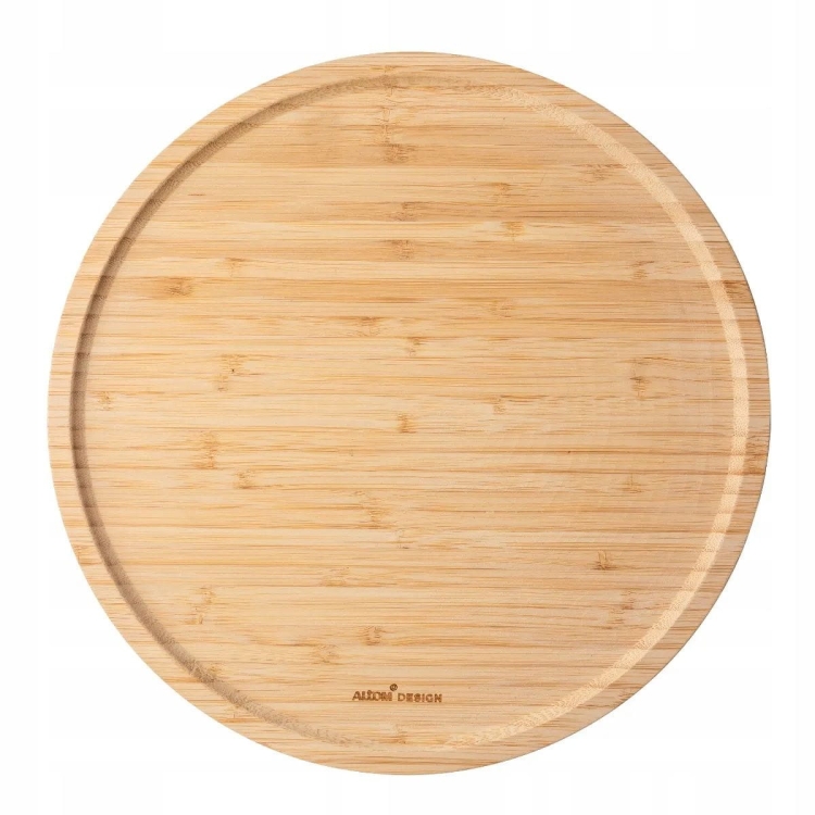 Deska bambusowa okrągła do serów przekąsek serwowania Altom Design 30cm