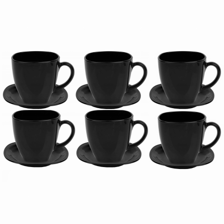 Przejdź do produktu LUMINARC Carine CZARNY komplet kawowy 220ml 12el