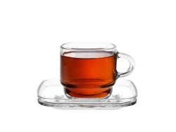 Komplet do espresso LAV Cozy 70ml 12szt 6 osób - szklane filiżanki