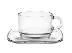 Komplet kawowy LAV Cozy 200ml 12szt 6 osób - szklane filiżanki