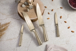 Zestaw noży Berlinger Haus noże złote gold leonardo BH-2976