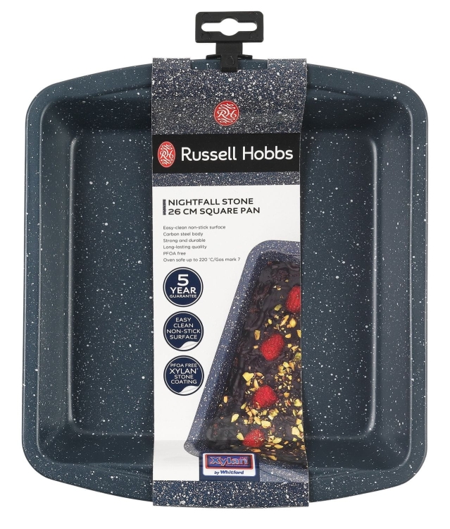 Kwadratowa forma do pieczenia blacha na ciasto Russell Hobbs 26cm