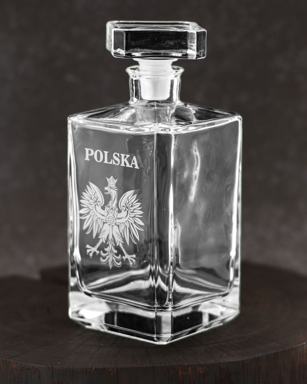 Zestaw do whisky 2+1 - ORZEŁ - Godło Polska (burbon+2xTG)