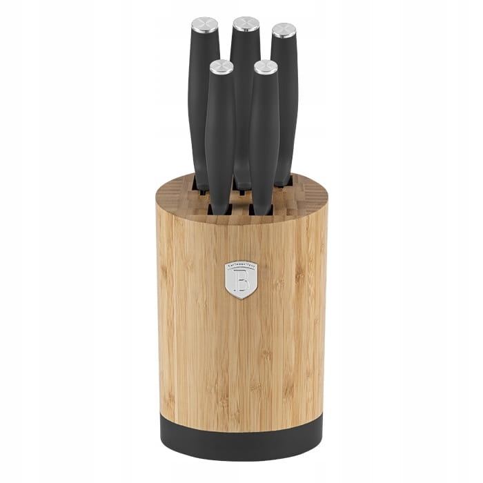 Noże w bloku stojaku Berlinger Haus Matte black BH-2753