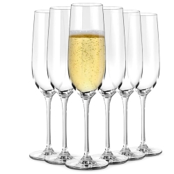 Kieliszki do szampana prosecco BOHEMIA Lucy 270ml 6szt