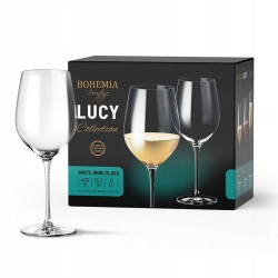 Kieliszki do wina białego BOHEMIA Lucy 480ml 6szt