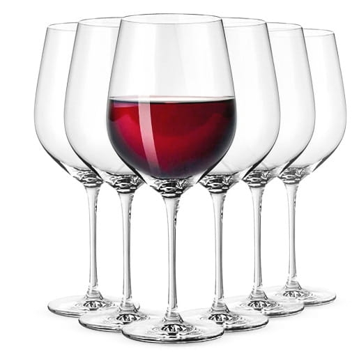 Kieliszki do wina czerwonego BOHEMIA Lucy 600ml 6szt