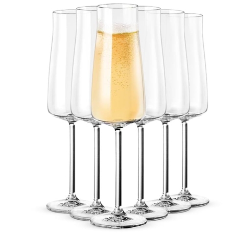 Przejdź do produktu Kieliszki do szampana prosecco BOHEMIA Mary 210ml 6szt