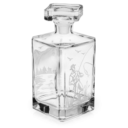 Wędkarski komplet do wódki likieru 6+1 karafka + kieliszki (Burbon + 6x 25ml)