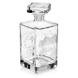 Wędkarski komplet do wódki likieru 6+1 karafka + kieliszki (Burbon + 6x 25ml)