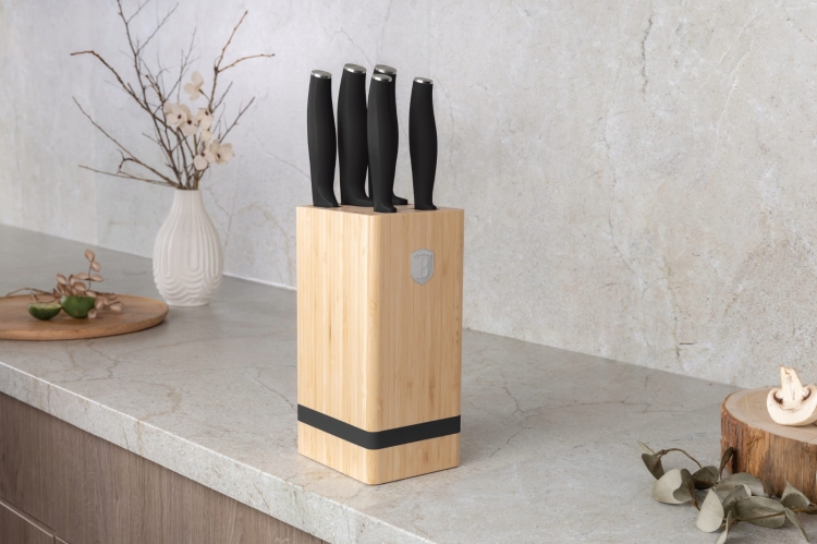 Noże w bloku stojaku Berlinger Haus Matte Black BH-2971