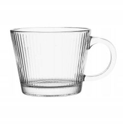 Kubki filiżanki szklane duże JUMBO Altom Design Selena 370ml 6szt