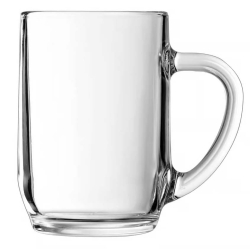 Solidny klasyczny GŁADKI kufel z uchem do piwa LUMINARC Haworth 570ml 1szt