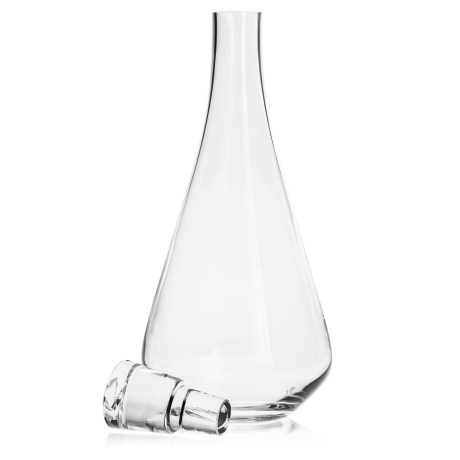 Przejdź do produktu Karafka szklana ze szklanym korkiem do wina, likieru, nalewek, wody KROSNO Handmade 1L