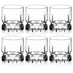 Szklanki do whisky niskie Ambition Diamond 325ml 6szt