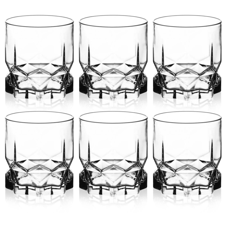 Szklanki do whisky niskie Ambition Diamond 325ml 6szt