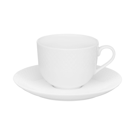 Przejdź do produktu Komplet filiżanek do kawy AMBITION Sonia BIAŁY 220ml + 6 spodków 12el