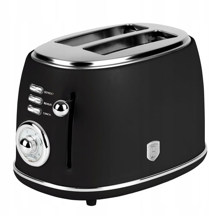 Toster opiekacz do tostów grzanek Berlinger Haus matt black BH-9642