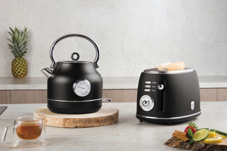 Toster opiekacz do tostów grzanek Berlinger Haus matt black BH-9642