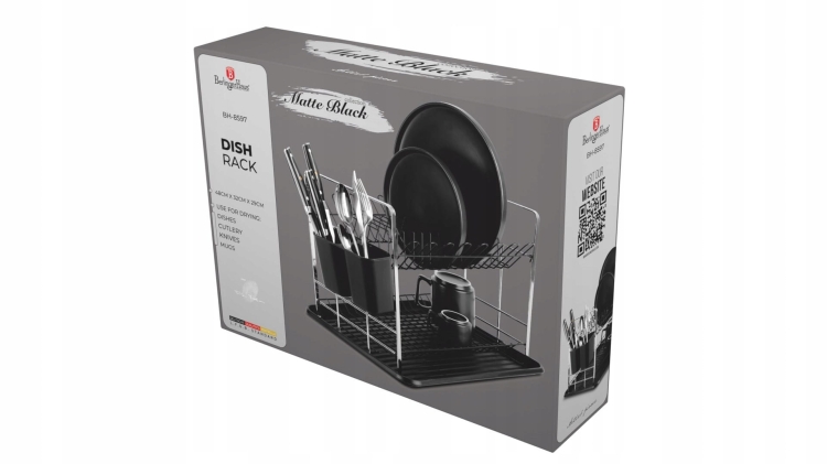 Suszarka do naczyń ociekacz Berlinger Haus matte black BH-8597