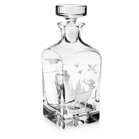 Przejdź do produktu Komplet do whisky 6+1 "Myśliwski" karafka + szklanki (2)