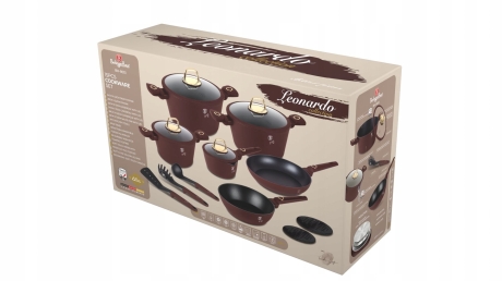 Przejdź do produktu Zestaw garnków indukcja Berlinger Haus Leonardo BH-8051 15 el.