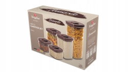 BerlingerHaus pojemniki kuchenne na żywność zestaw Leonardo BH-8574