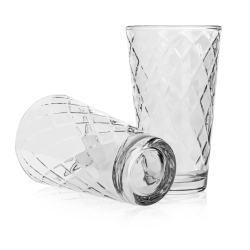 TG LOTTE Romby ozdobne szklanki wysokie 370ml 6szt