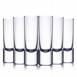 Kieliszki do wódki lufa shot Amber Glass 50ml 6szt