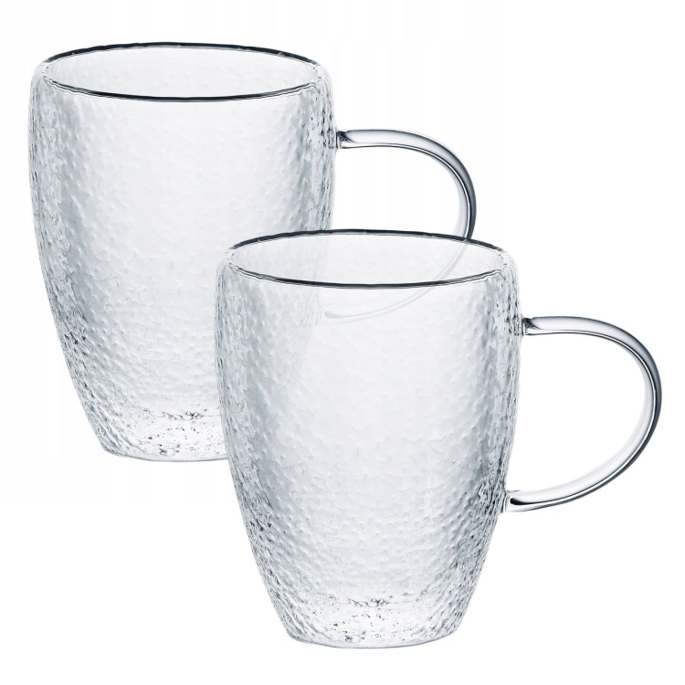 Ambition Bubble szklanki / kubki termiczne do herbaty 350ml 2szt