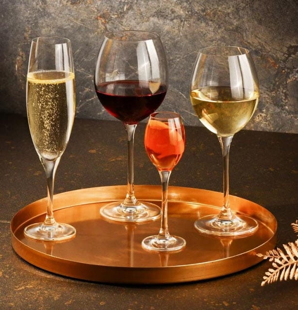 Komplet zestaw KROSNO 36el. szklanki Elite + kieliszki Venezia