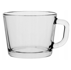 Duży solidny KUBEK szklanka z uchem JUMBO do herbaty kawy TG LENA 475ml 1szt
