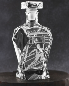 Karafka łamana do whisky "PIŁKA" 750ml 1szt.