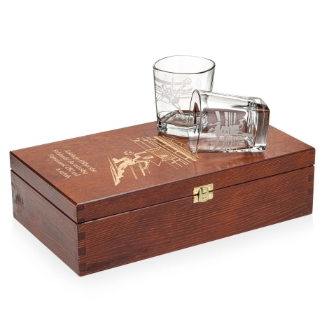 Przejdź do produktu Szklanki do whisky 300ml "PIŁKA" (70058) w skrzynce | 6szt.