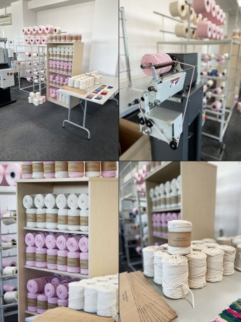 Przejdź do produktu Sznurek do rękodzieła makramy z rdzeniem Naturalny 5mm 50m 