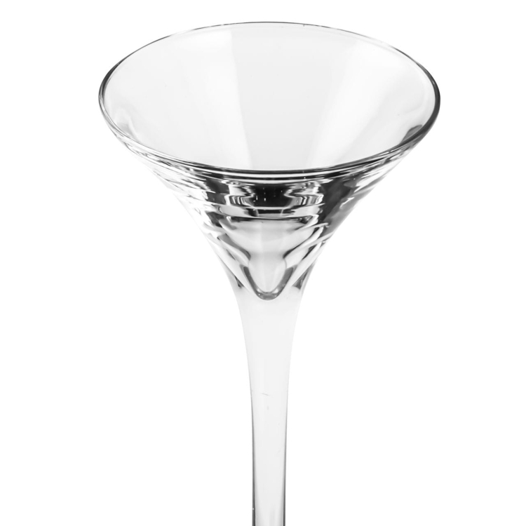 Szklany wazon na nóżce Handmade MARTINI 60cm na dekoracje i ozdoby "Martinówka"