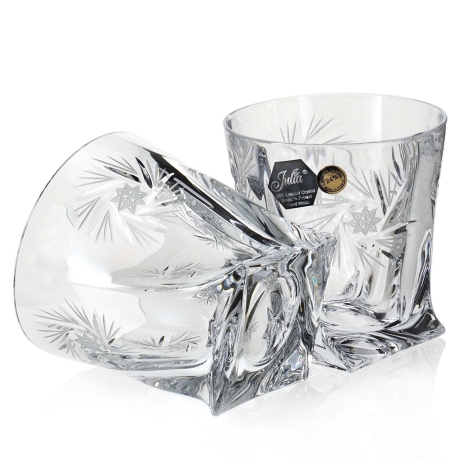 Przejdź do produktu Kryształowe szklanki do whisky JULIA Młynek 340ml 6szt 