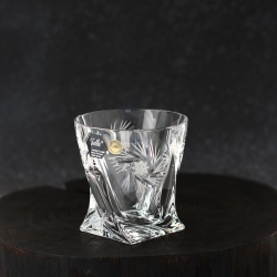 Kryształowe szklanki do whisky JULIA Młynek 340ml 6szt