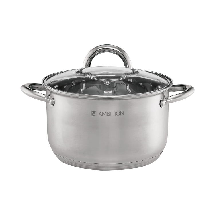 AMBITION Solar komplet garnków z pokrywkami 8-elementowy