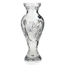 Piękny kryształowy Wazon na kwiaty JULIA Młynek 30,5cm 04520