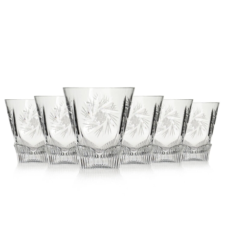 Przejdź do produktu Kryształowe szklanki do whisky JULIA Młynek 330ml 6szt 17347