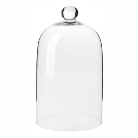 Przejdź do produktu KROSNO Klosz szklany wysoki kopuła przykrywka 16x27,5cm