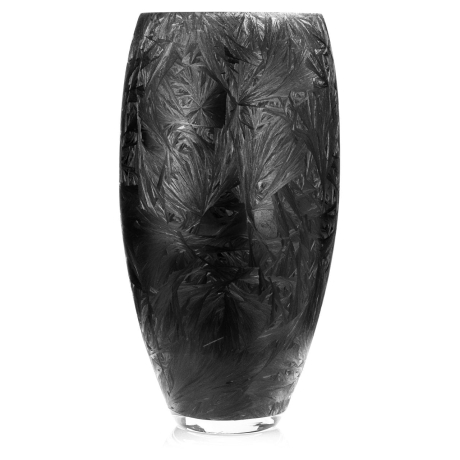 Przejdź do produktu Ekskluzywny ręcznie robiony wazon na kwiaty VanderGroff 38cm Black Frost